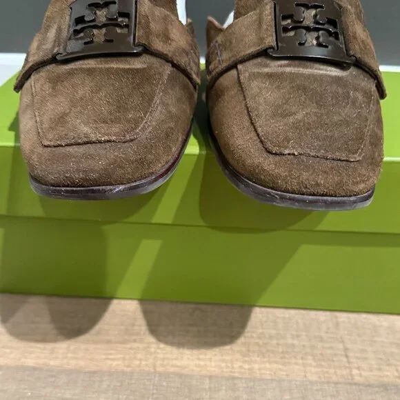 EUC | Tory Burch | Suede Chocolate Brown Mules | $100 - Picture 6 of 8